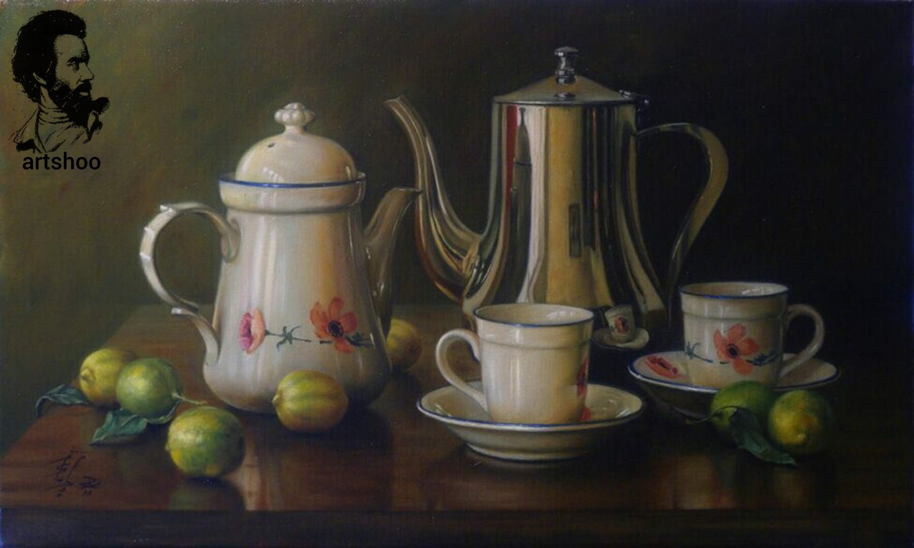 آموزش نقاشی رنگ روغن